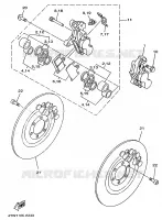 FRONT BRAKE CALIPER for Yamaha TZ 1996