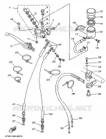 FRONT MASTER CYLINDER for Yamaha TZ 1996