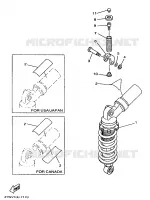 REAR SHOCK ABSORBER for Yamaha TZ 1997