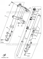 FRONT FORK for Yamaha TZ 1997