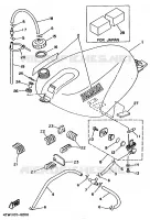 FUEL TANK for Yamaha TZ 1997