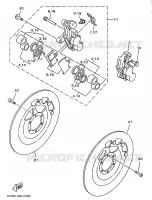 FRONT BRAKE CALIPER for Yamaha TZ 1997