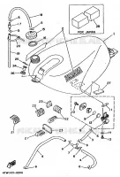 FUEL TANK for Yamaha TZ 1997