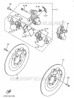 FRONT BRAKE CALIPER for Yamaha TZ 1997