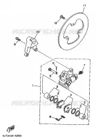 REAR BRAKE CALIPER for Yamaha TZ 1997