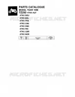 CATALOGUE for Yamaha TZ 1998