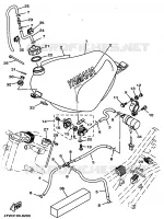 FUEL TANK for Yamaha TZ 1998