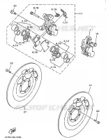 FRONT BRAKE CALIPER for Yamaha TZ 1998