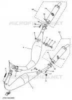 EXHAUST for Yamaha TZ 1998