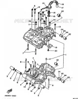 CRANKCASE for Yamaha TZ 1986
