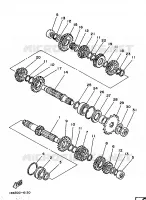 TRANSMISSION for Yamaha TZ 1986