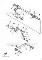 GEAR SHIFT SHAFT / LEVER for Yamaha TZ 1986