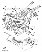 FRAME for Yamaha TZ 1986