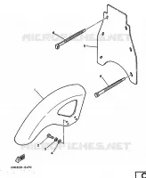 FENDER for Yamaha TZ 1986