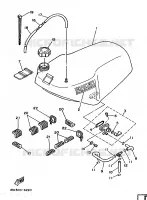 FUEL TANK for Yamaha TZ 1986