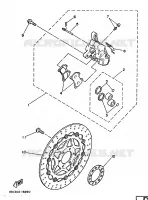 FRONT BRAKE CALIPER for Yamaha TZ 1986