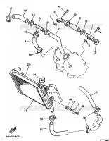 RADIATOR / HOSES for Yamaha TZ 1986