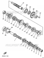 TRANSMISSION for Yamaha TZR 1989