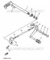 GEAR SHIFT SHAFT / LEVER for Yamaha TZR 1989
