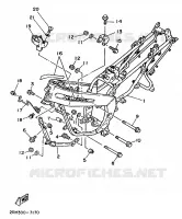 FRAME for Yamaha TZR 1989