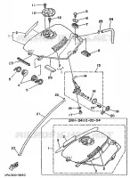 FUEL TANK for Yamaha TZR 1989
