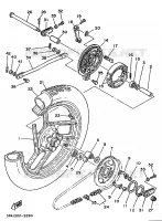 REAR WHEEL for Yamaha TZR 1989