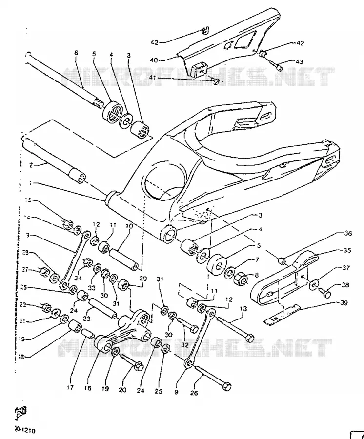 SWINGARM Yamaha MOTO 125 1992 TZR  TZR125R