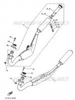EXHAUST for Yamaha TZR 1989