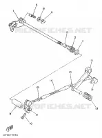 GEAR SHIFT SHAFT / LEVER for Yamaha TZR 1989