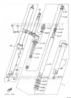 FRONT FORK for Yamaha TZR 1989