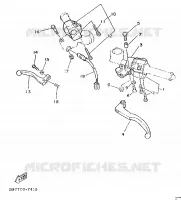 SWITCH / LEVER for Yamaha TZR 1989