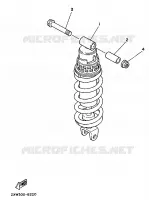 REAR SHOCK ABSORBER for Yamaha TZR 1989