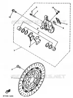 FRONT BRAKE CALIPER for Yamaha TZR 1989