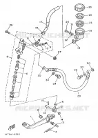 REAR BRAKE MASTER CYLINDER for Yamaha TZR 1989