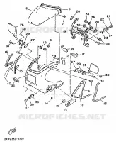 FAIRING FRONT for Yamaha TZR 1989