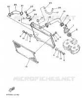 RADIATOR / HOSES for Yamaha TZR 1989