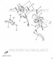 SWITCH / LEVER for Yamaha TZR 1989