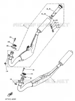 EXHAUST for Yamaha TZR 1989