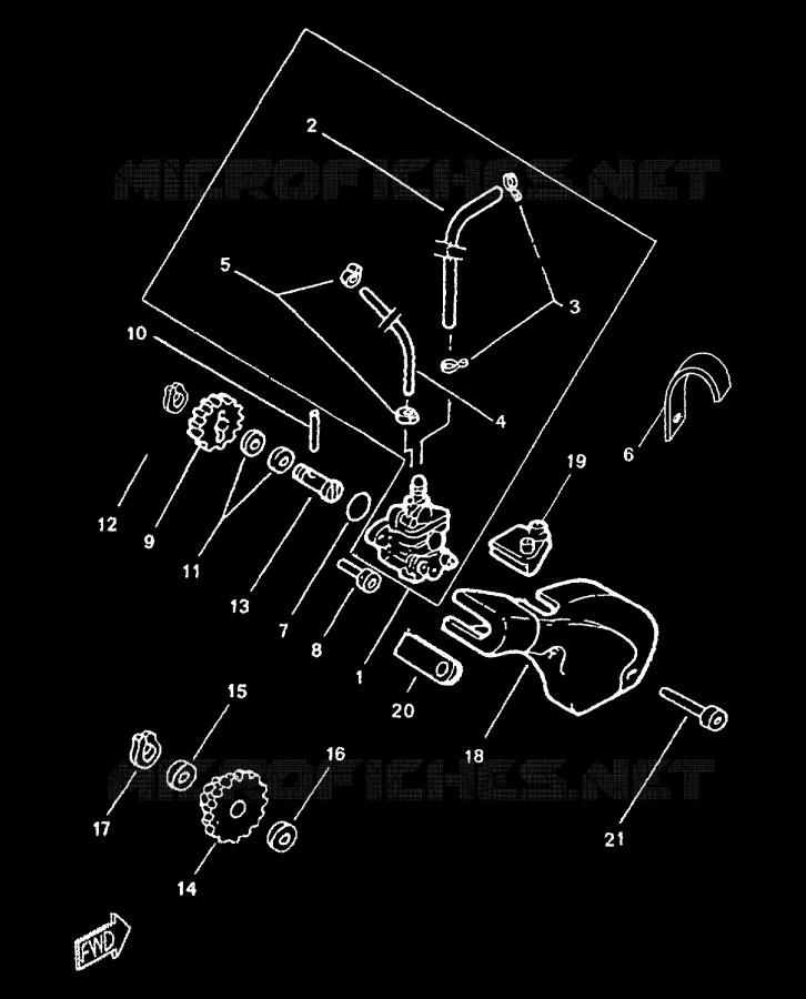 OIL PUMP Yamaha MOTO 50 1999 TZR  TZR50