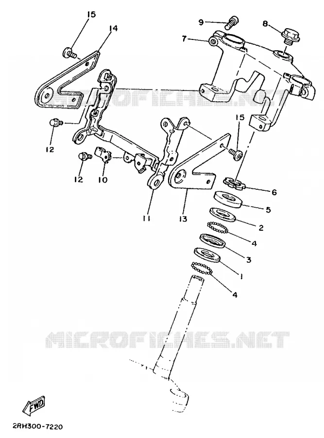 STEERING Yamaha MOTO 80 1987 TZR  TZR80
