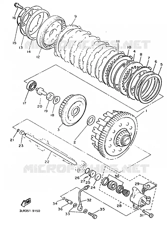 STARTER CLUTCH Yamaha MOTO 1200 1989 VMAX  V-MAX12