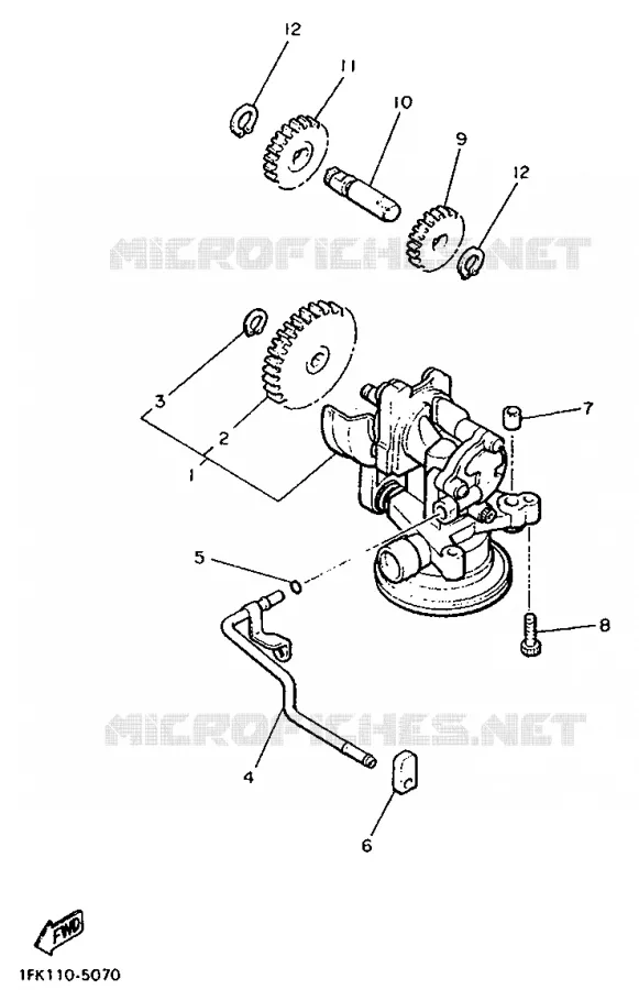 OIL PUMP Yamaha MOTO 1200 1990 VMAX  V-MAX12