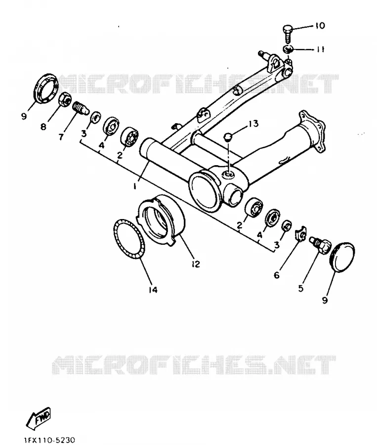 SWINGARM Yamaha MOTO 1200 1990 VMAX  V-MAX12