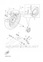 REAR WHEEL for Yamaha BW'S 2008