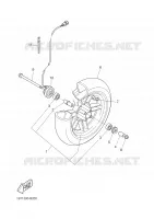 FRONT WHEEL for Yamaha BW'S 2003