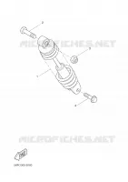 REAR SHOCK ABSORBER for Yamaha BW'S 2005