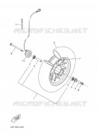 FRONT WHEEL for Yamaha BW'S 2005
