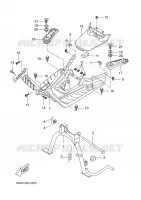 STAND / FOOTREST for Yamaha BW'S 2005