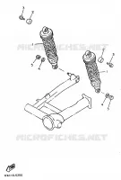REAR SHOCK ABSORBER for Yamaha VMAX 1997