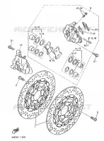 FRONT BRAKE CALIPER for Yamaha VMAX 1997